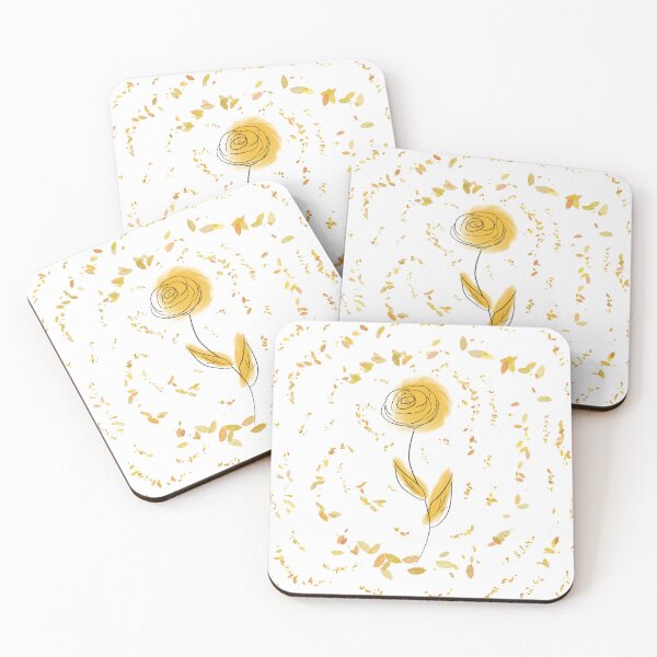 Item preview, Yellow cosmos flower designed and sold by Xatutik.art.
