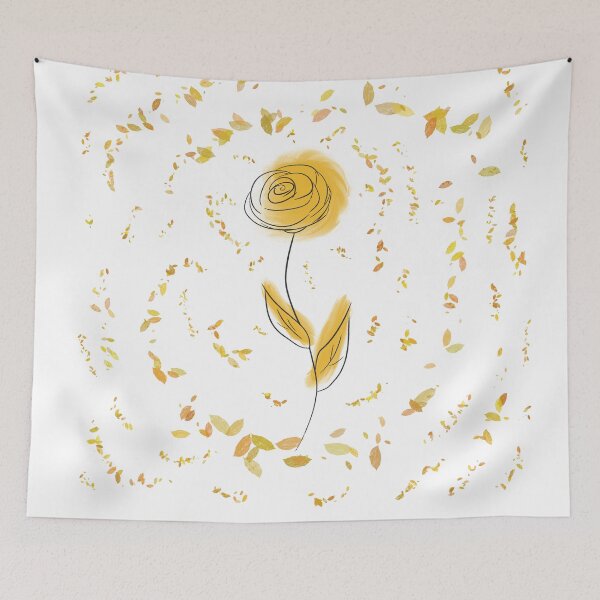 Item preview, Yellow cosmos flower designed and sold by Xatutik.art.