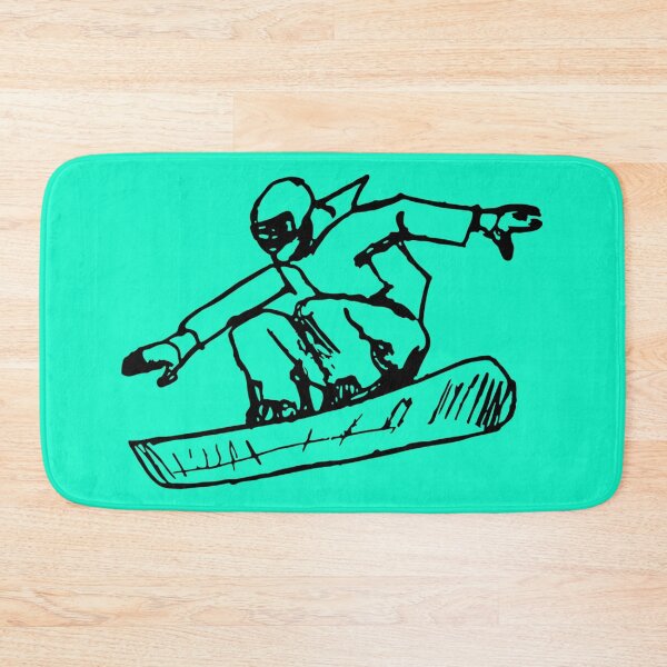 Item preview, Jumping snowboarder black gift designed and sold by TeeArtistry.