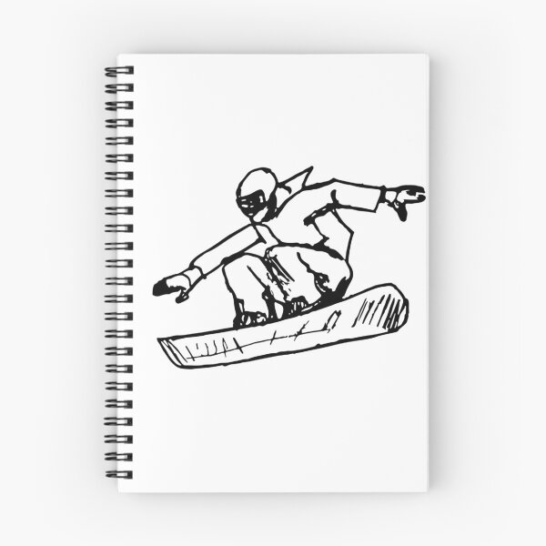 Item preview, Jumping snowboarder black gift designed and sold by TeeArtistry.