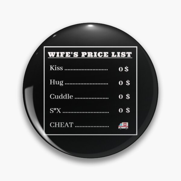 Item preview, Wife's price list designed and sold by Shopsey.