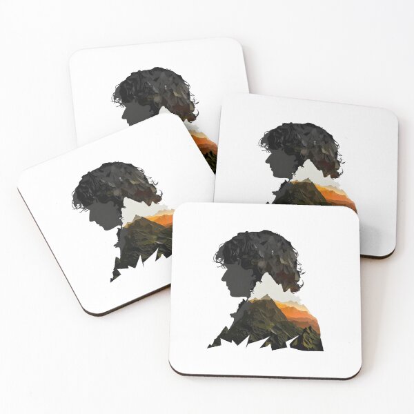 Item preview, Home is Behind - The Burglar and Mountain - Polygon Art - Fantasy designed and sold by Fenay Designs.