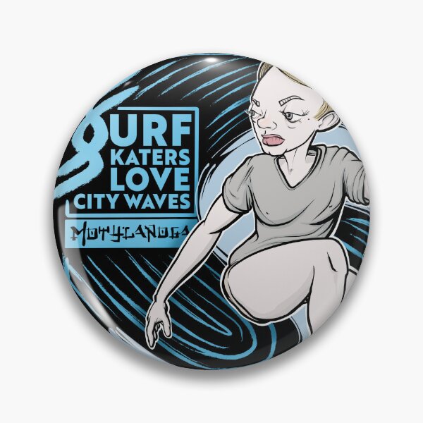 Item preview, Surf skaters love city waves designed and sold by motylanoga.