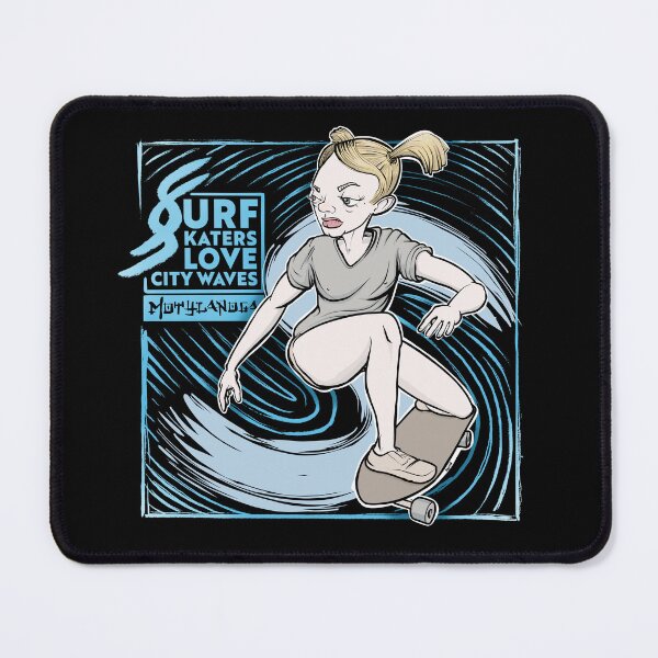 Item preview, Surf skaters love city waves designed and sold by motylanoga.