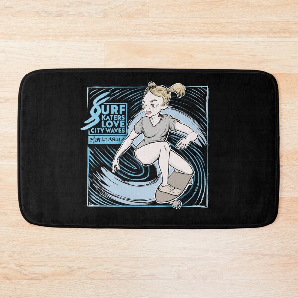 Item preview, Surf skaters love city waves designed and sold by motylanoga.
