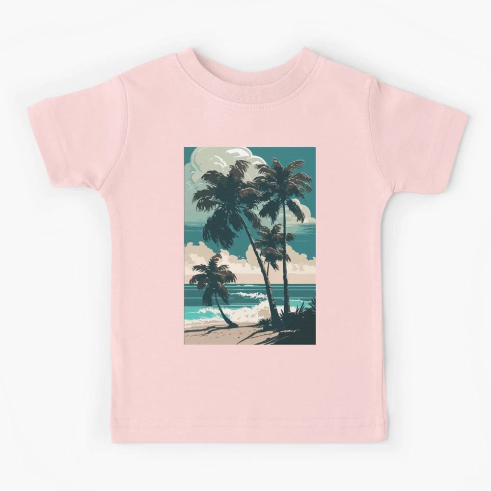 Palm trees on a tropical beach