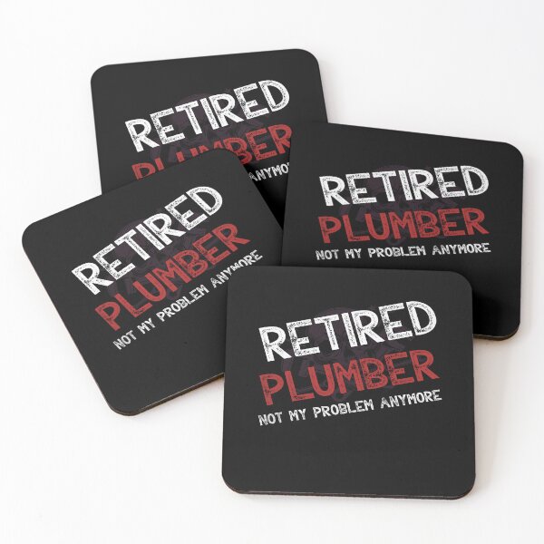 Item preview, Retired Plumber Funny Plumber Retirement designed and sold by Trendy Valley .