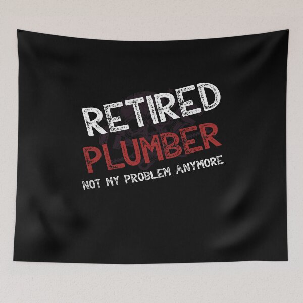 Item preview, Retired Plumber Funny Plumber Retirement designed and sold by Trendy Valley .