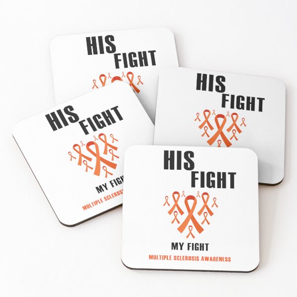 Item preview, Camiseta His Fight My Fight Multiple Sclerosis MS Warrior designed and sold by zaide19.