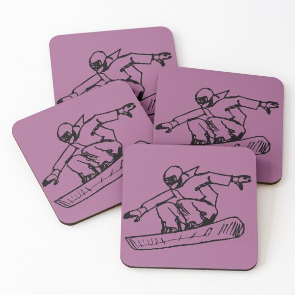 Item preview, Jumping snowboarder black gift designed and sold by TeeArtistry.