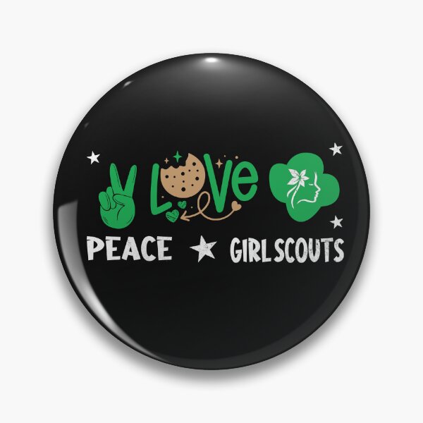 Item preview, Peace Love Cookie Scout Cute Girls Bakery Cookie Season designed and sold by ZANNIX.