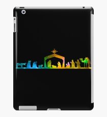 Christmas Nativity Scene- Coloured iPad Case/Skin