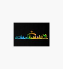 Christmas Nativity Scene- Coloured Art Board