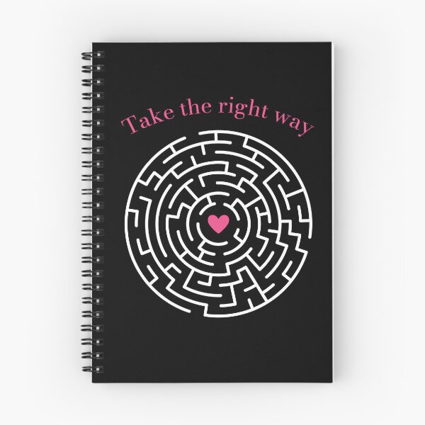 Item preview, Take The Right Way Labyrinth Heart Maze designed and sold by MooonTees.