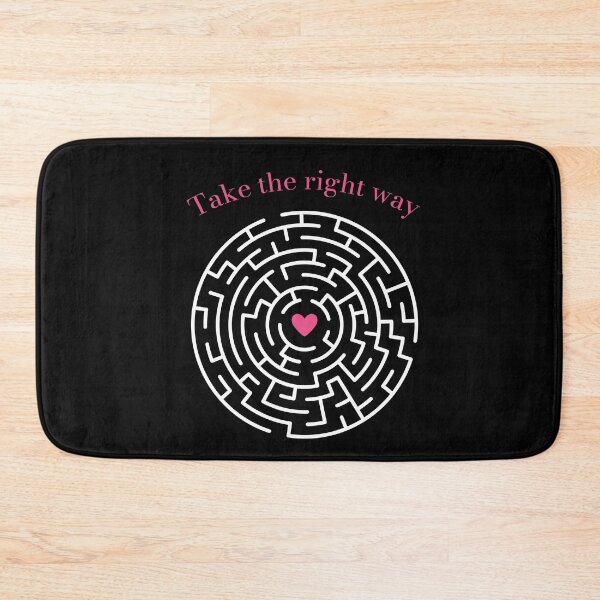 Item preview, Take The Right Way Labyrinth Heart Maze designed and sold by MooonTees.