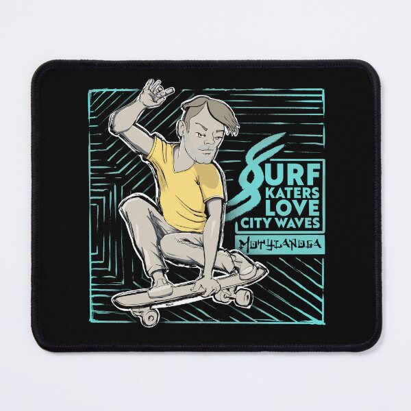 Item preview, Surf skaters love city waves designed and sold by motylanoga.