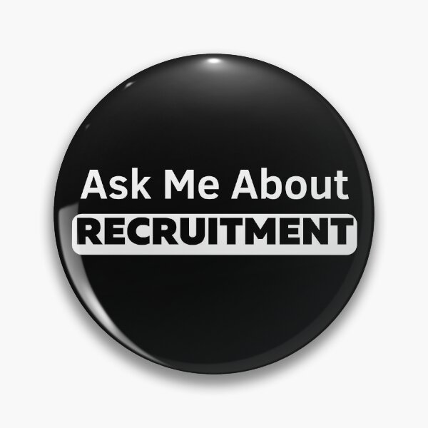 Item preview, Recruiter - Ask Me About Recruitment designed and sold by Recruiter-Love.