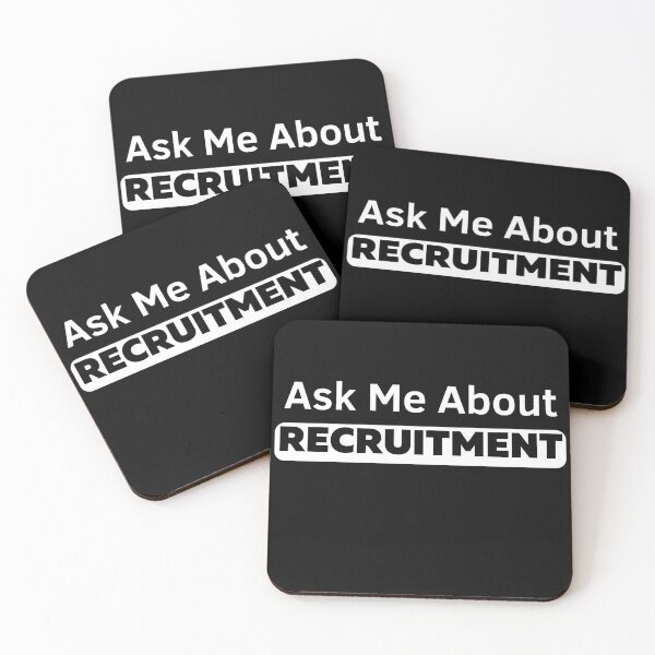 Item preview, Recruiter - Ask Me About Recruitment designed and sold by Recruiter-Love.