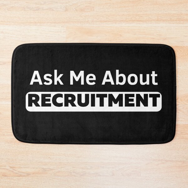 Item preview, Recruiter - Ask Me About Recruitment designed and sold by Recruiter-Love.