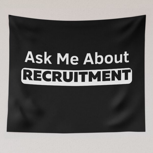 Item preview, Recruiter - Ask Me About Recruitment designed and sold by Recruiter-Love.