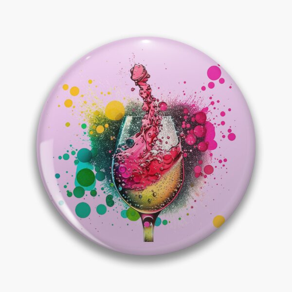 Item preview, Pop Art Wine Glass and Sparkling Wine  designed and sold by Alper Billik.