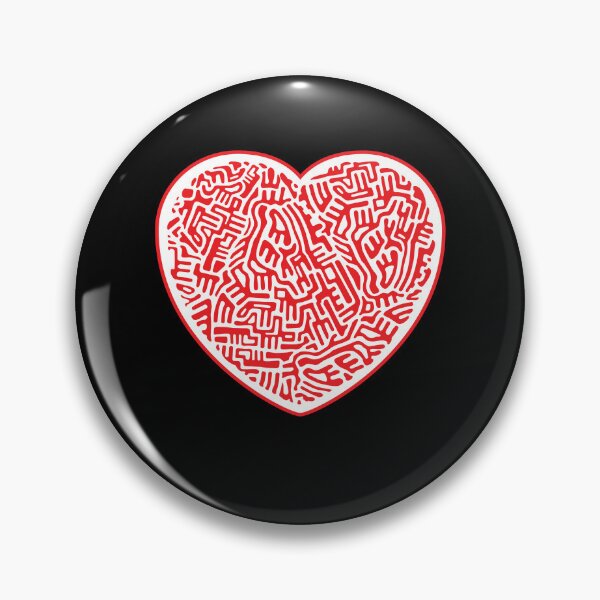 Item preview, Valentine's Day Labyrinth Heart Puzzle designed and sold by MooonTees.