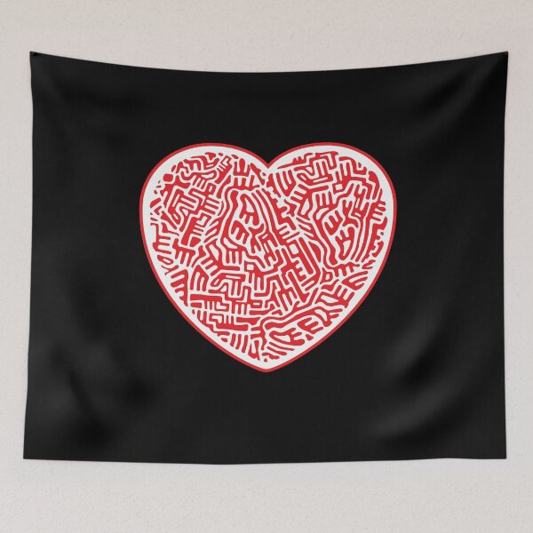 Item preview, Valentine's Day Labyrinth Heart Puzzle designed and sold by MooonTees.