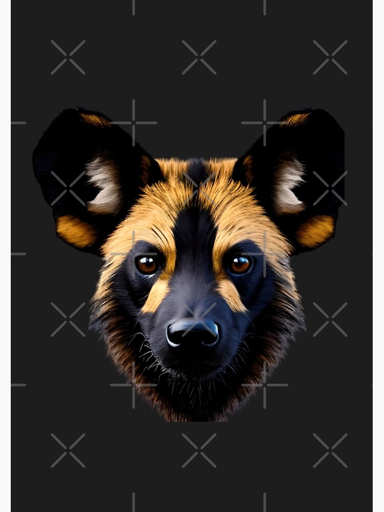 Disover african wild dog  - African Hunting Dog Premium Matte Vertical Poster