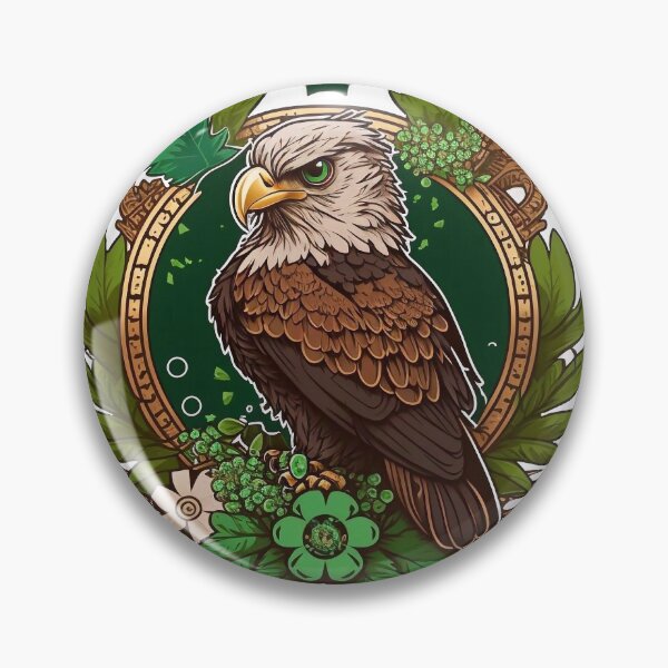 Aperçu de l'œuvre Aigle fier dans la conception de St. Patrick créée et vendue par knuppify.