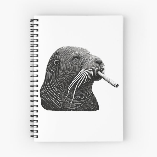 Item preview, Walrus Human Style morsa inteligente con cigarrillo designed and sold by MaxEXP.