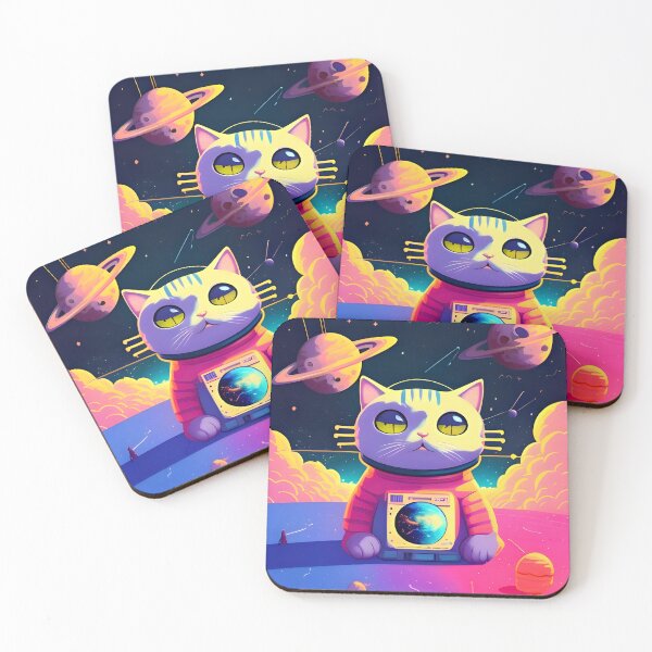 Item preview, Cute Cat Intergalactic Adventures designed and sold by Agunikyle.
