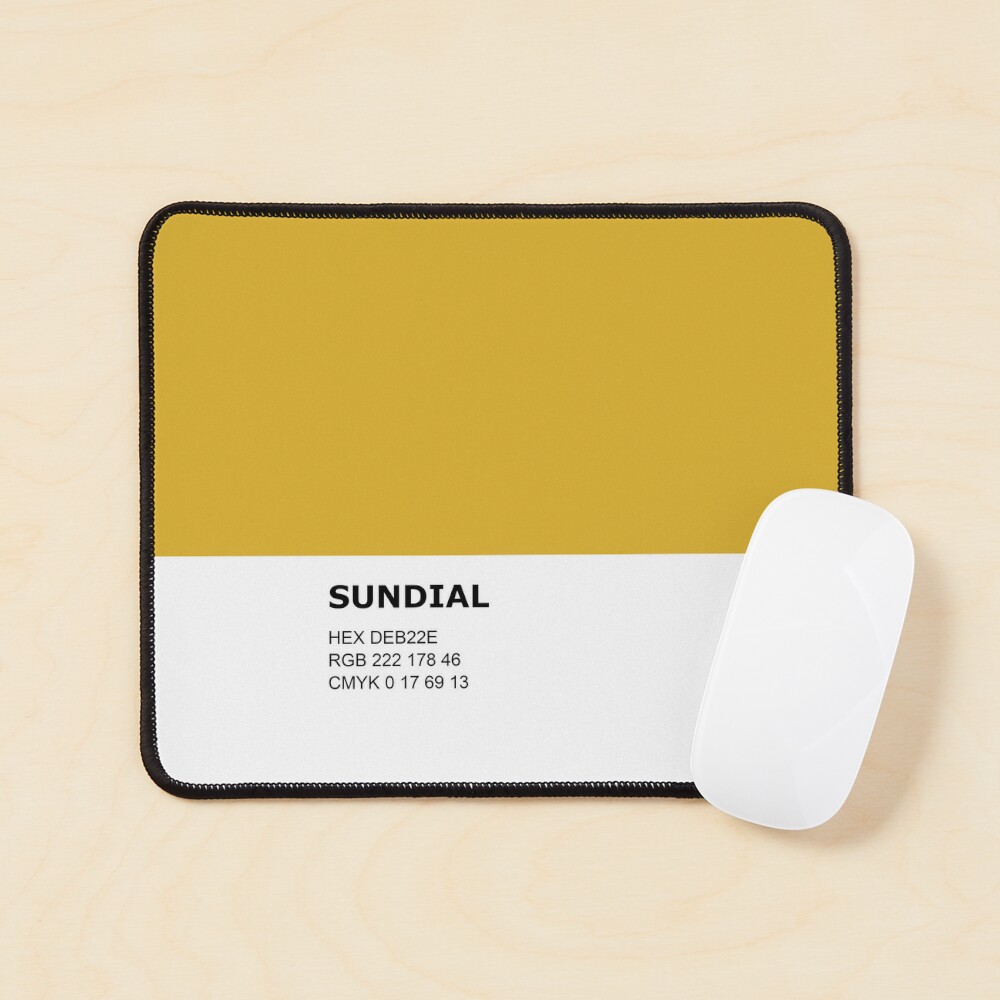 Sundial - Earthy Yellow - Color Pantone Colour Design Art Board Print for  Sale by Shirtlify