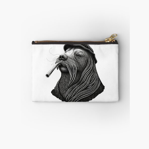 Item preview, Walrus Human Style Smart Walrus con Cigarrillo y Sombrero designed and sold by MaxEXP.
