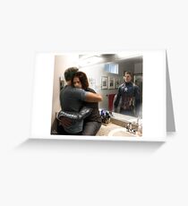 What you see in the mirror Greeting Card
