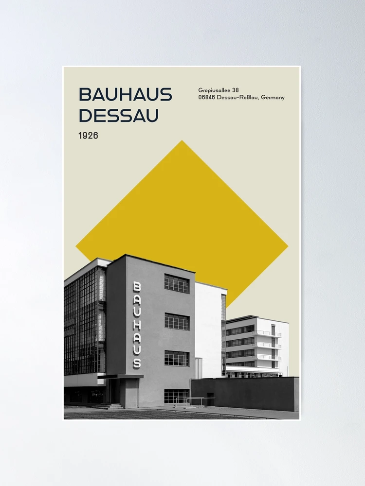 芸術写真 Bauhaus Dessau Foundation Poster Bauhaus Dessau Poster Print | Architeg Prints