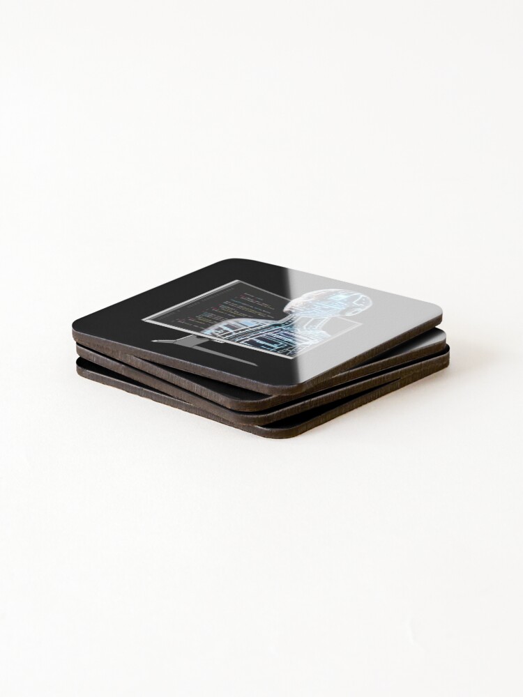Thumbnail 4 of 5, Coasters (Set of 4), Posthuman designed and sold by GrumpyFella.