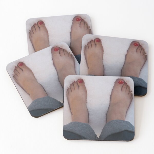 Item preview, Feet In The Snow Red Nail Polish designed and sold by Saganordic.