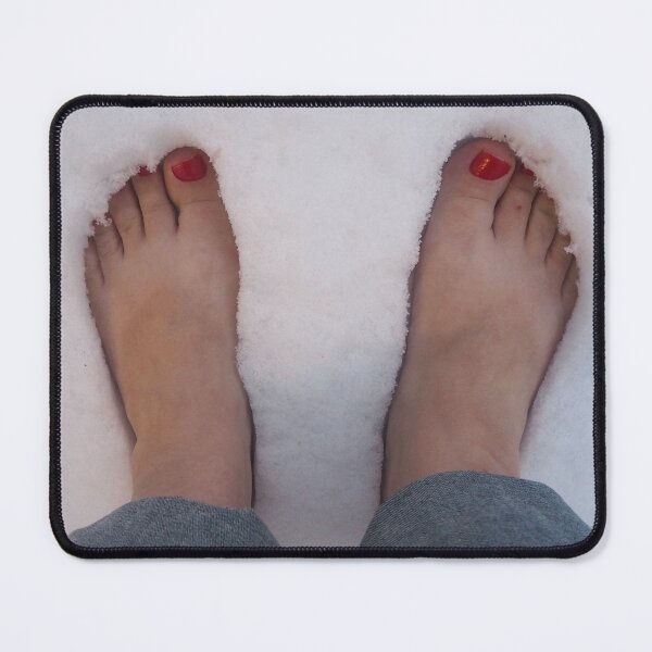 Item preview, Feet In The Snow Red Nail Polish designed and sold by Saganordic.