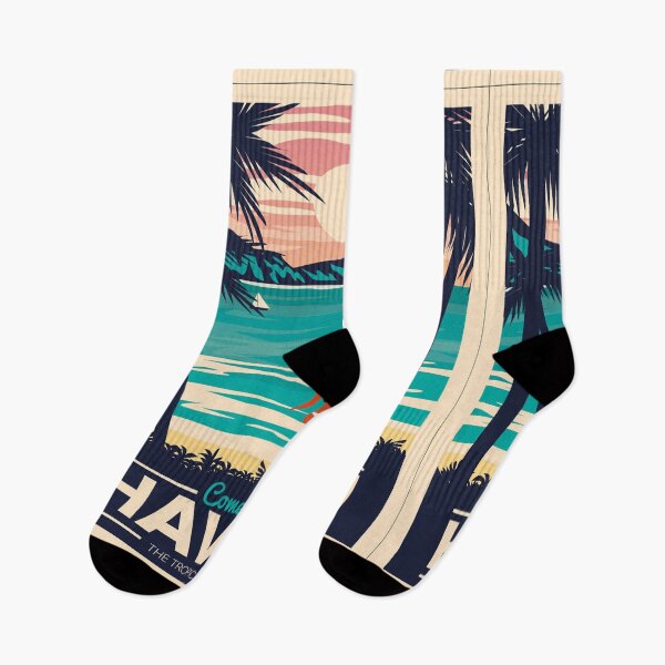 Item preview, Vintage Hawaii Surfing Label designed and sold by Arab Fashion.