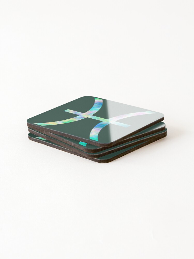 Thumbnail 4 of 5, Coasters (Set of 4), Pisces  designed and sold by ReeceNaylor.