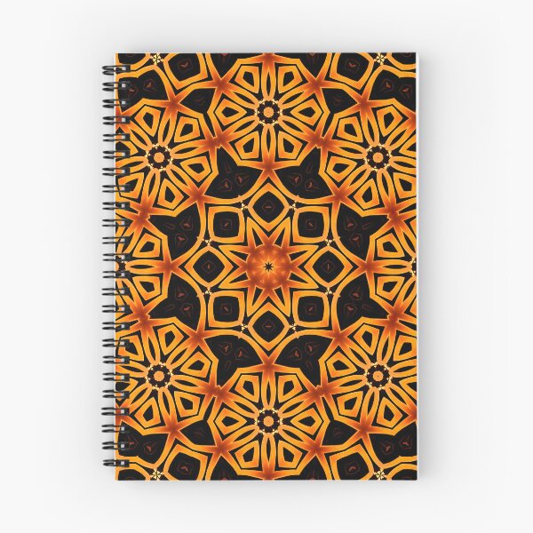Artikelvorschau, Gebranntes orangefarbenes Mandala entworfen und verkauft von DiscoGypsyFish.