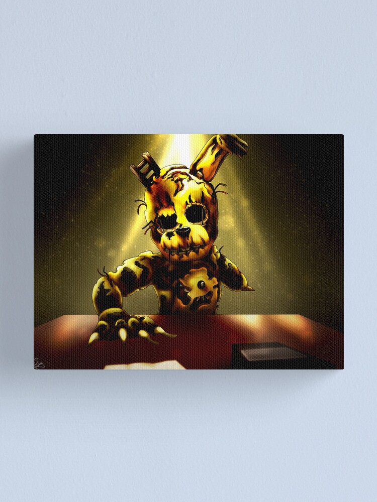 William Afton & Henry Emily, Spring Bonnie & Fredbear Poster for Sale by  DragonessAnim