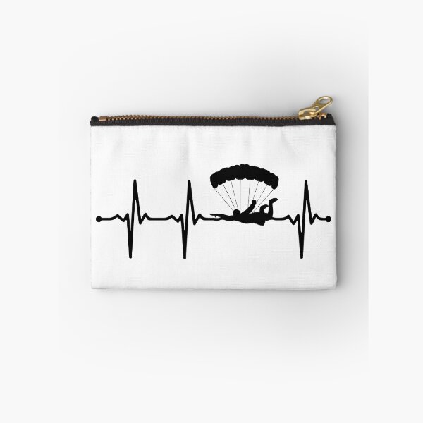 Item preview, Parachuter Skydiving Heartbeat ECG Pulse Bv designed and sold by KleverOlivier.
