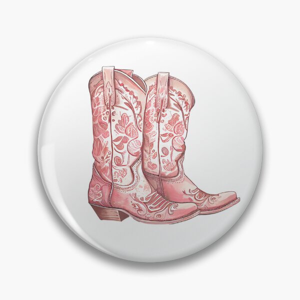 Item preview, Pink Cowgirl Boots designed and sold by DigitalArtcapes.