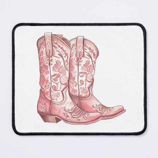 Item preview, Pink Cowgirl Boots designed and sold by DigitalArtcapes.