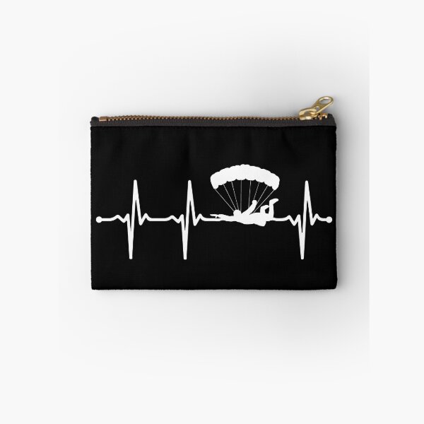 Item preview, Parachuter Skydiving Heartbeat ECG Pulse Wv designed and sold by KleverOlivier.