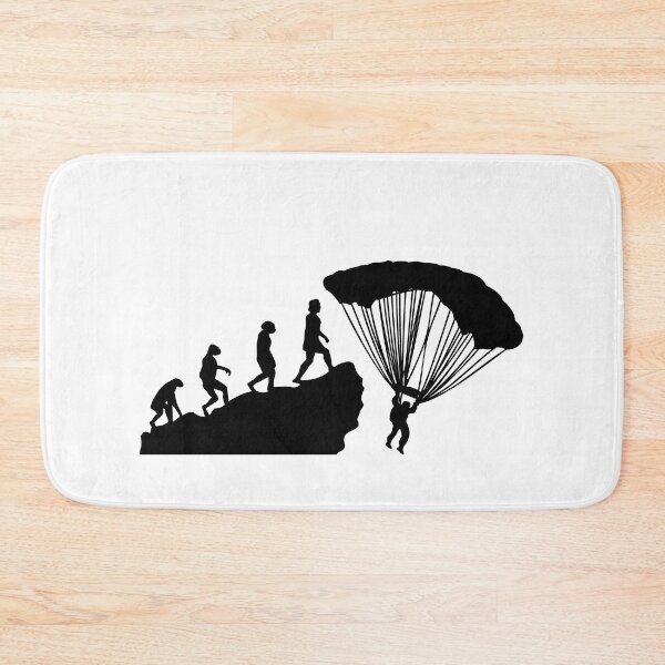 Artikelvorschau, Parachuter Evolution Lustiges Fallschirmspringen Meme Bv entworfen und verkauft von KleverOlivier.