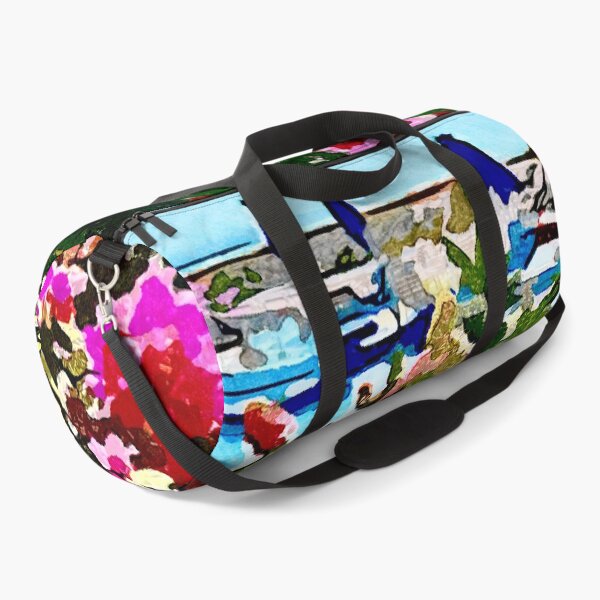 Item preview, Flowers and Boats in Aqaba Watercolor designed and sold by Pamela Storch.