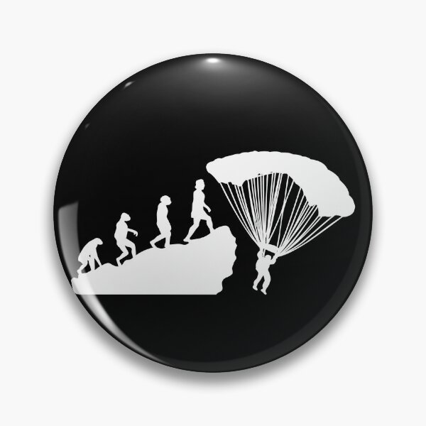 Item preview, Parachuter Evolution Funny Parachuting Meme Wv designed and sold by KleverOlivier.