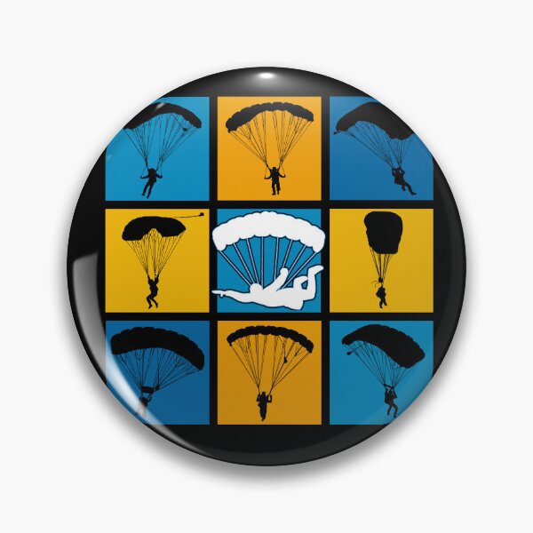 Item preview, Parachuting Pop Art Silhouettes designed and sold by KleverOlivier.